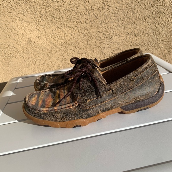 Twisted X leather loafers size 6.5M - Picture 1 of 15